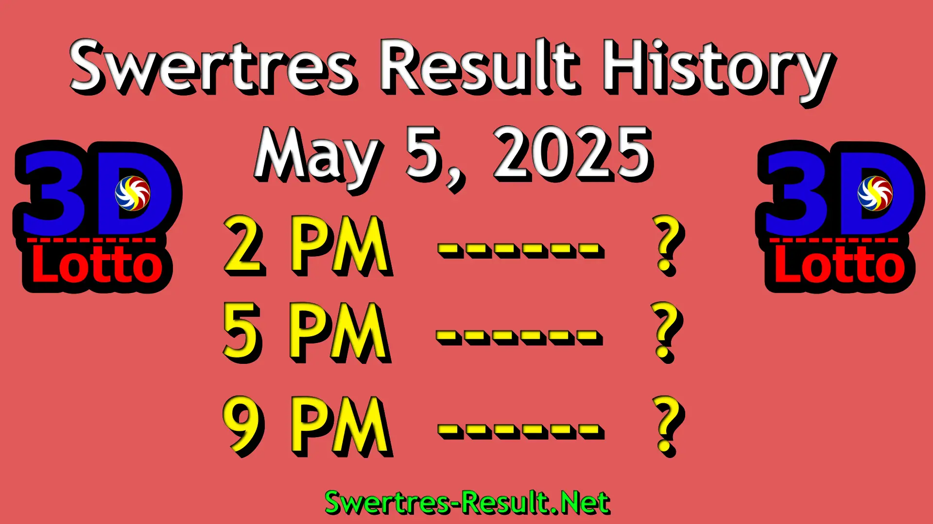 Swertres Result History May 5, 2025