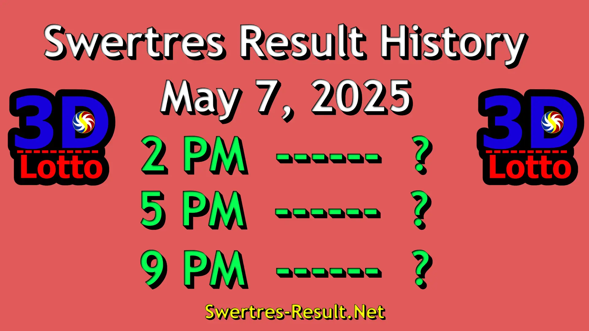 Swertres Result History May 7, 2025
