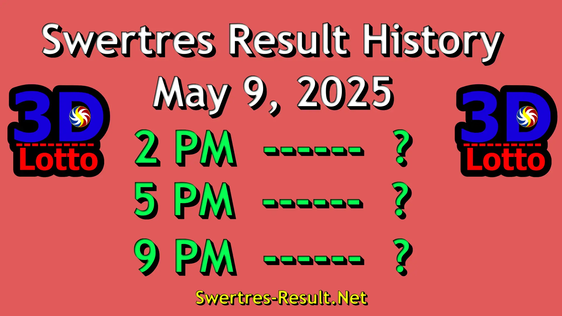 Swertres Result History May 9, 2025
