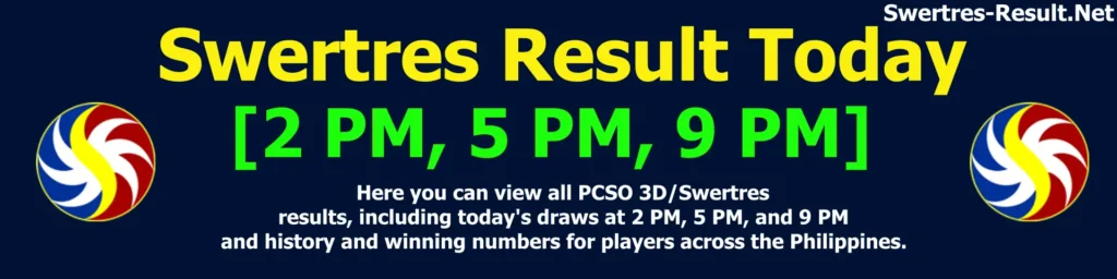Swertres Result Today